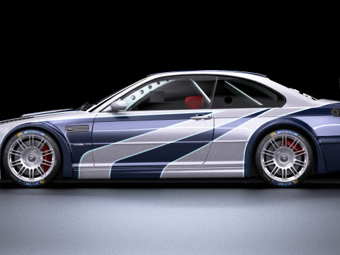 Navalha E46 M3 GTR Modelo 3D