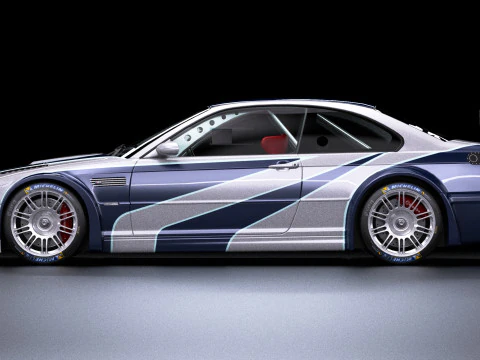 Razor E46 M3 GTR 3D Model