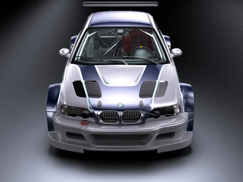 Razor E46 M3 GTR 3D Model