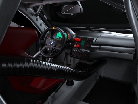 Navalha E46 M3 GTR Modelo 3D