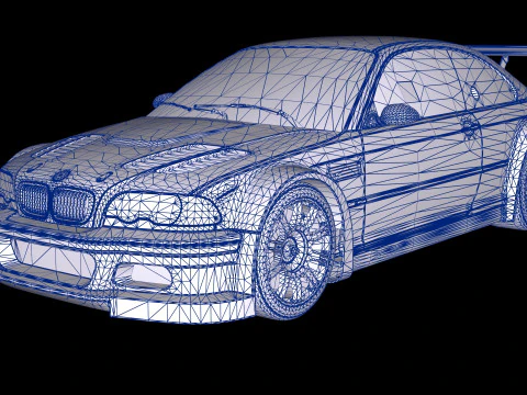 Razor E46 M3 GTR 3D Model