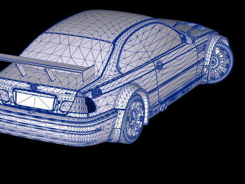 Navalha E46 M3 GTR Modelo 3D