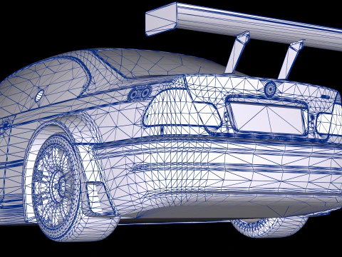 Razor E46 M3 GTR 3D Model