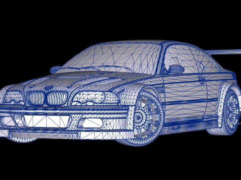 Navalha E46 M3 GTR Modelo 3D
