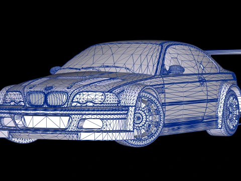 Razor E46 M3 GTR 3D Model
