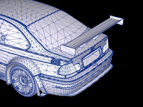 Navalha E46 M3 GTR Modelo 3D