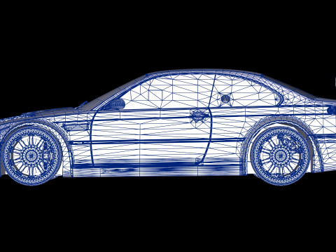 Navalha E46 M3 GTR Modelo 3D