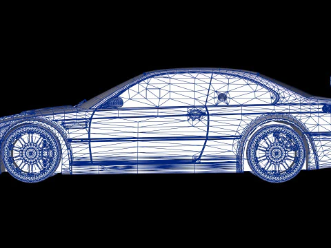 Razor E46 M3 GTR 3D Model