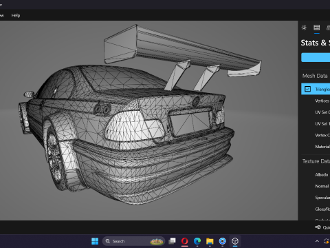 Navalha E46 M3 GTR Modelo 3D
