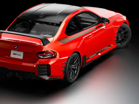 2023 M2 G87 M Performance Parts 3D Model