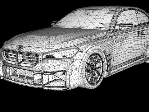 2023 M2 G87 M Performance Parts 3D Model