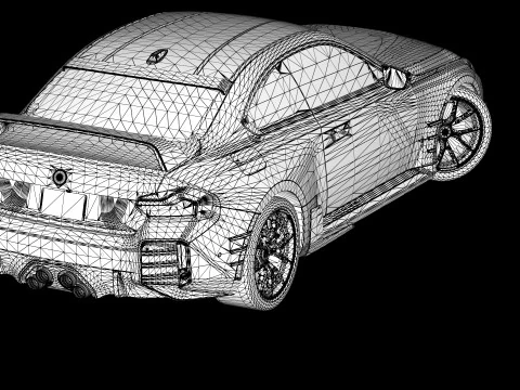 2023 M2 G87 M Performance Parts 3D Model