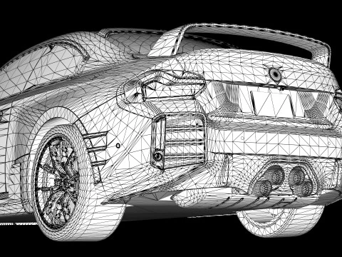 2023 M2 G87 M Performance Parts 3D Model