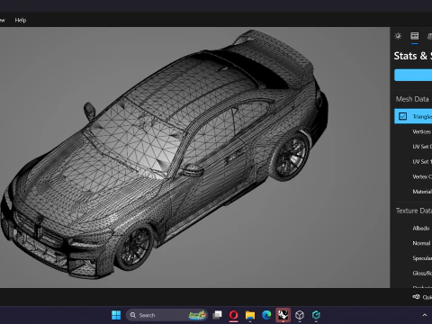 2023 M2 G87 M Performance Parts 3D Model