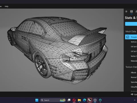 2023 M2 G87 M Performance Parts 3D Model