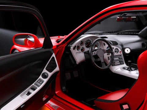 2 Fast 2 Furious Julius Mazda RX-7 FD 3D Model