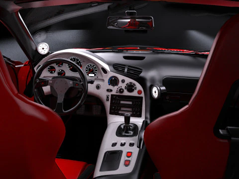 2 Fast 2 Furious Julius Mazda RX-7 FD 3D Model