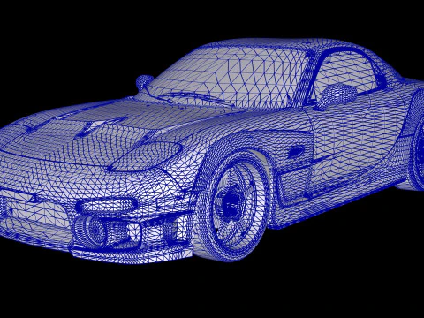 2 Fast 2 Furious Julius Mazda RX-7 FD 3D Model