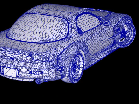 2 Fast 2 Furious Julius Mazda RX-7 FD 3D Model