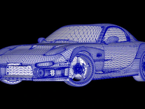 2 Fast 2 Furious Julius Mazda RX-7 FD 3D Model