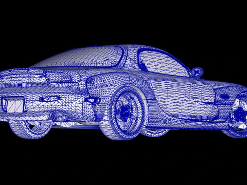 2 Fast 2 Furious Julius Mazda RX-7 FD 3D Model