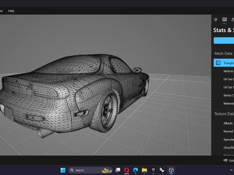 2 Fast 2 Furious Julius Mazda RX-7 FD 3D Model