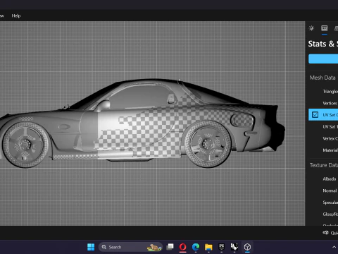 2 Fast 2 Furious Julius Mazda RX-7 FD 3D Model
