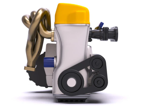 Honda K20 Spoon Sports Engine 3D Model