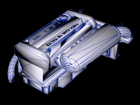 Toyota 4AGE DOHC 16 Valve Inline-4 Engine 3D Model