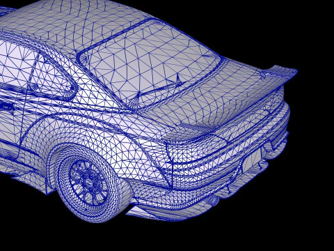 BN Sports Nissan Silvia S15 Lowpoly Model 3D Model