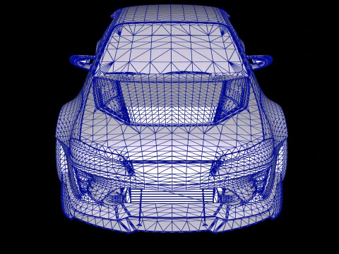 BN Sports Nissan Silvia S15 Lowpoly Model 3D Model