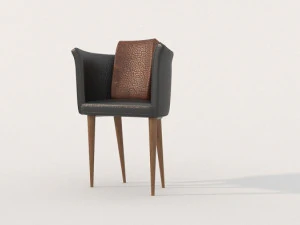 sillón individual Modelo 3D