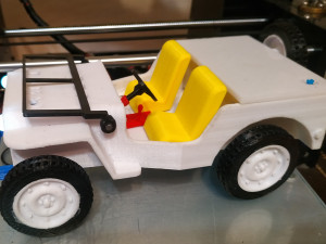 jeep 3D 打印模型