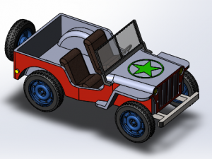 jeep 3D 打印模型