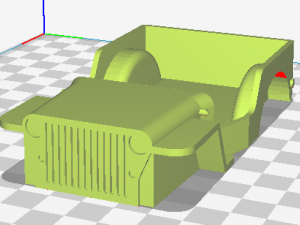 jeep 3D 打印模型