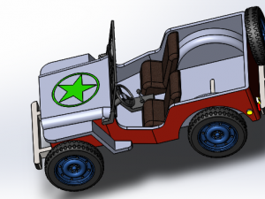 jeep 3D 打印模型