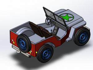 jeep 3D 打印模型