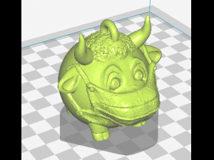 bull 3Dプリントモデル