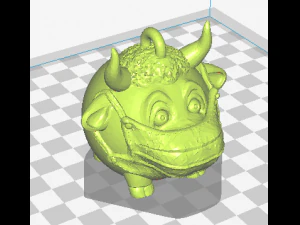 bull 3D Print Model