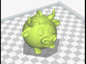 bull 3D Print Model