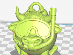 bull 3Dプリントモデル