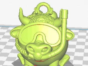 bull 3D Print Model