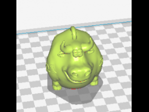 bull 3Dプリントモデル