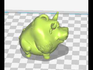 bull 3Dプリントモデル