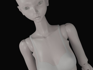 Asian lady doll 3D Printed BJD 3D-Druckmodell