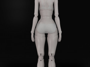 Asian lady doll 3D Printed BJD 3D-Druckmodell