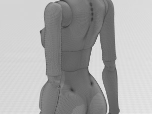 Asian lady doll 3D Printed BJD 3D-Druckmodell
