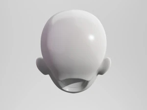 BJD doll 3D doll head model AT001 3D Print Model