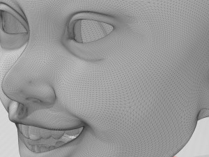 BJD doll 3D doll head model AT001 3D print Free model Free 3D print model 3D Print Model