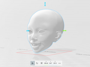 BJD doll 3D doll head model AT001 3D print Free model Free 3D print model 3D Print Model
